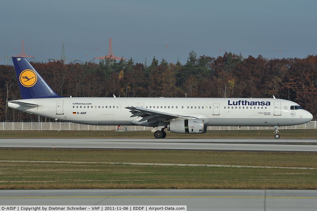 D-AISF, 2000 Airbus A321-231 C/N 1260, Lufthansa Airbus 321