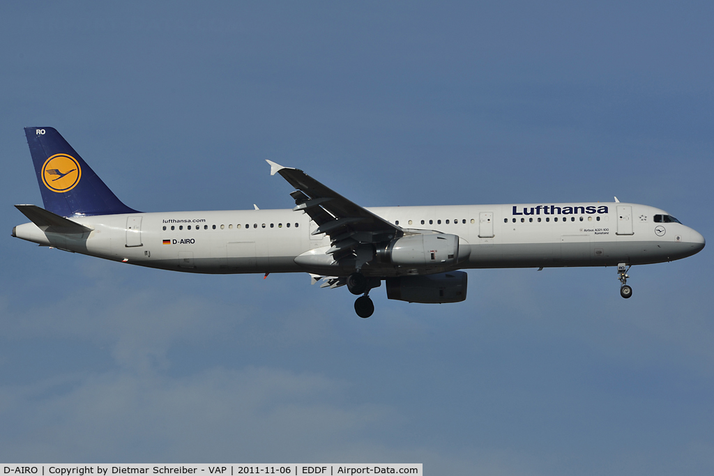 D-AIRO, 1995 Airbus A321-131 C/N 0563, Lufthansa Airbus 321