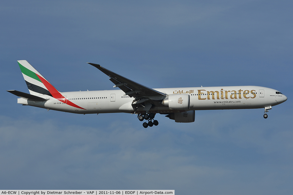 A6-ECW, 2009 Boeing 777-31H/ER C/N 38981, Emirates Boeing 777-300