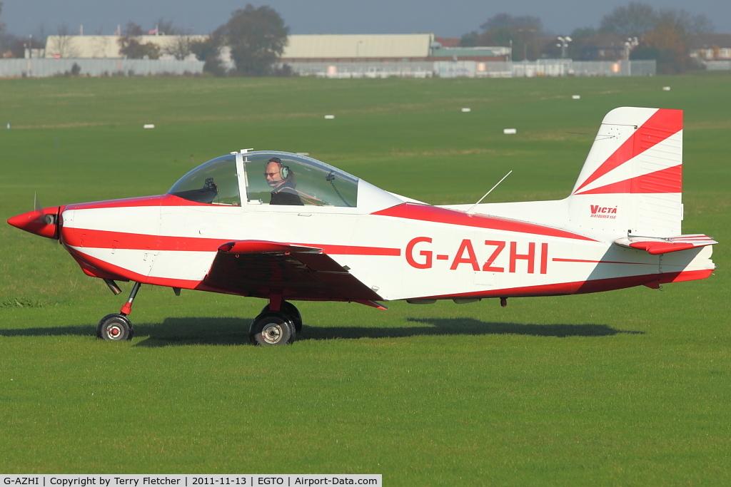 G-AZHI, 1971 AESL Glos-Airtourer Super 150/T5 C/N A540, 1971 Aero Engine Services Ltd GLOS-AIRTOURER SUPER 150, c/n: A540 at Rochester, Kent