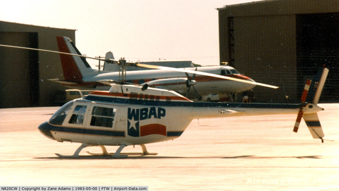 N820CW, Bell 206B C/N 2948, WBAP Radio Fort Worth/Dallas