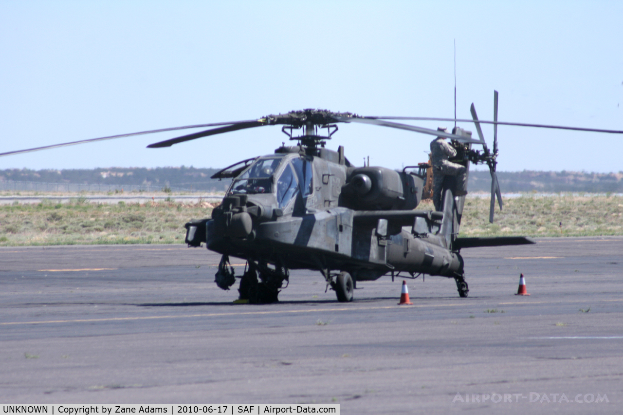 UNKNOWN, Helicopters Various C/N unknown, US Army AH-64 Apache at the Santa Fe Municipal Airport - Santa Fe, NM