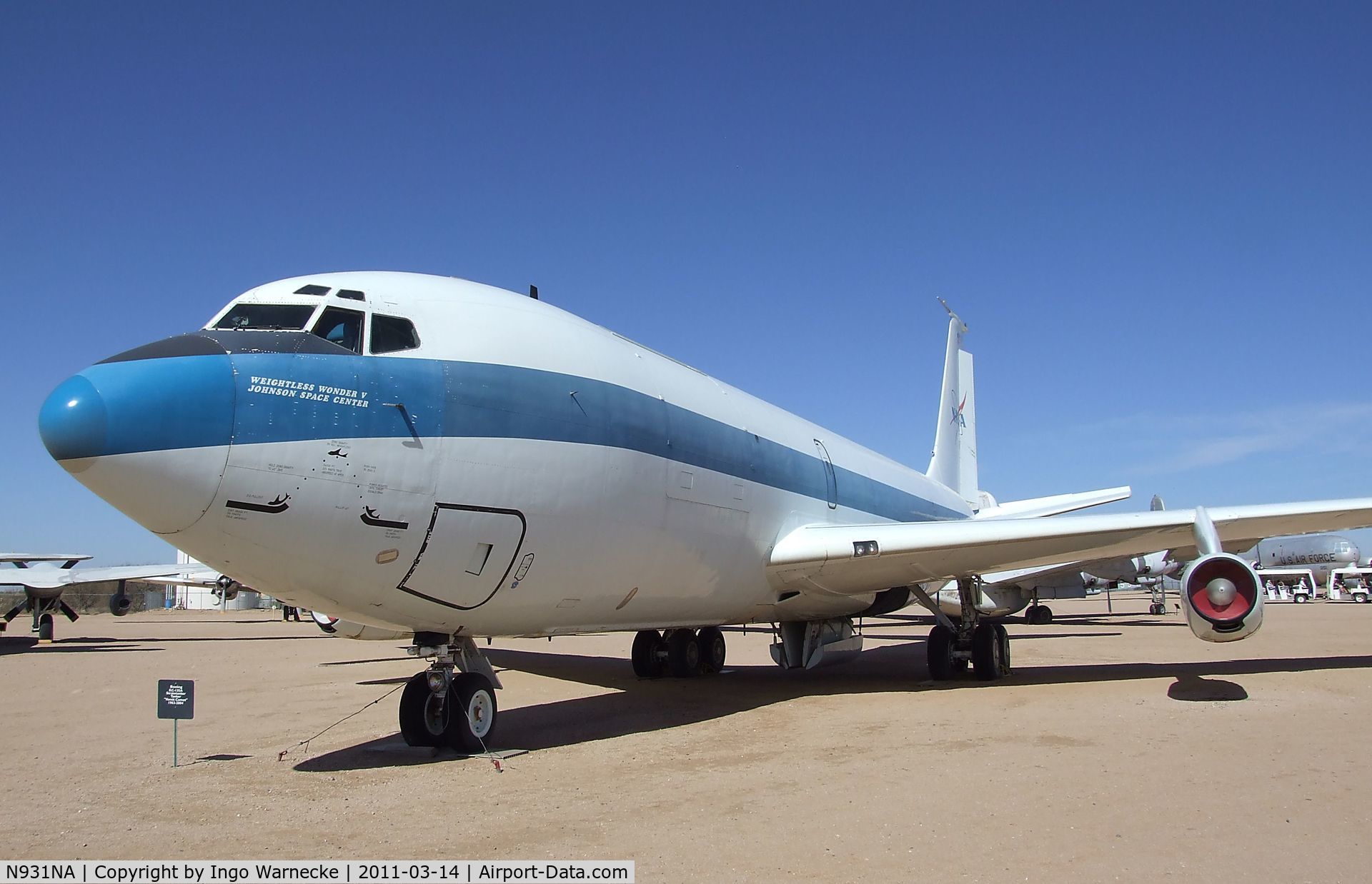 N931NA, 1963 Boeing KC-135A Stratotanker C/N 18615, Boeing KC-135A Stratotanker (NASA) at the Pima Air & Space Museum, Tucson AZ