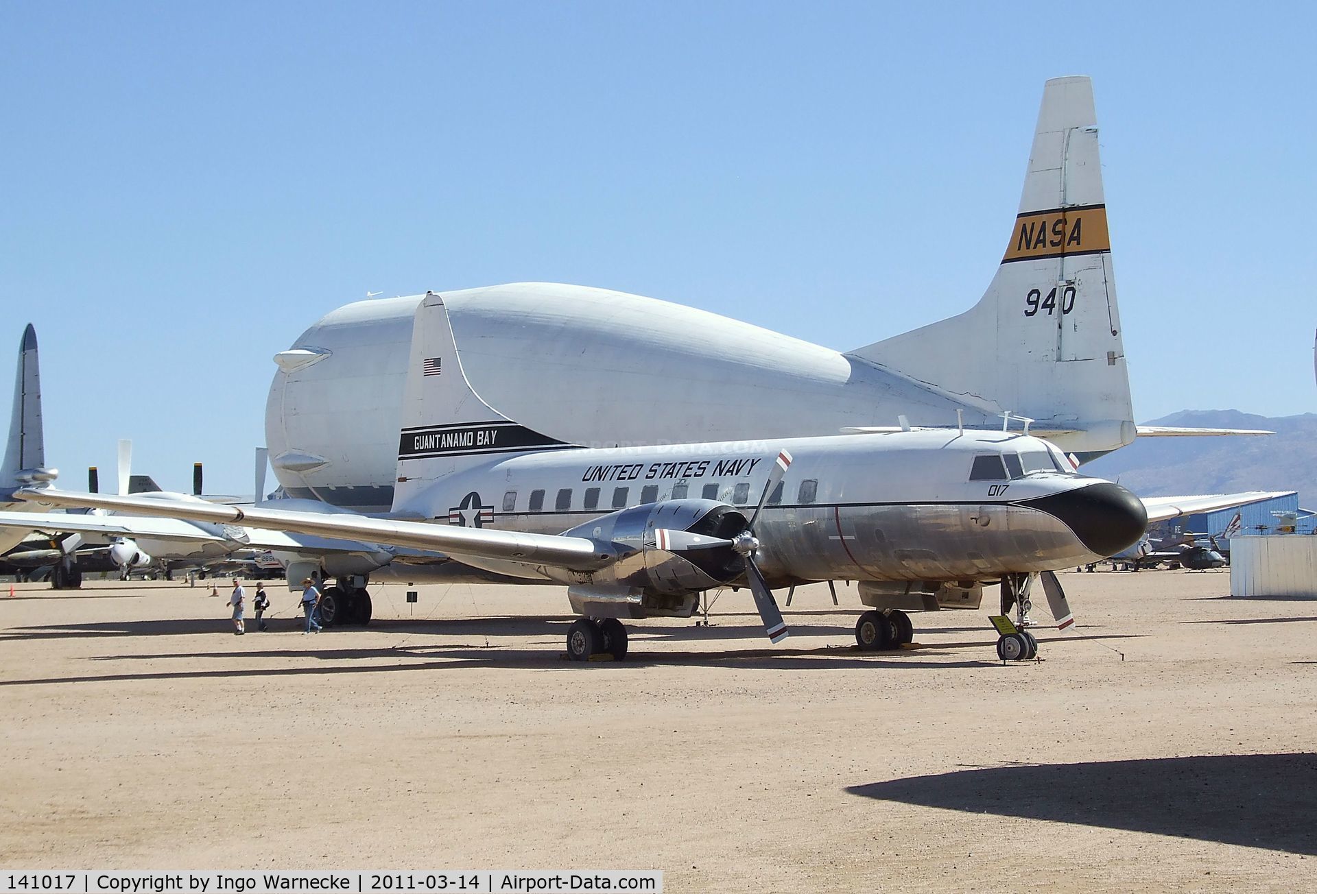 141017, 1956 Convair C-131F (R4Y-1) Samaritan C/N 300, Convair C-131F Samaritan at the Pima Air & Space Museum, Tucson AZ