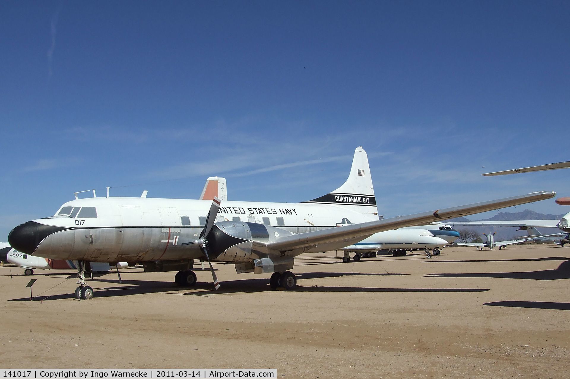 141017, 1956 Convair C-131F (R4Y-1) Samaritan C/N 300, Convair C-131F Samaritan at the Pima Air & Space Museum, Tucson AZ