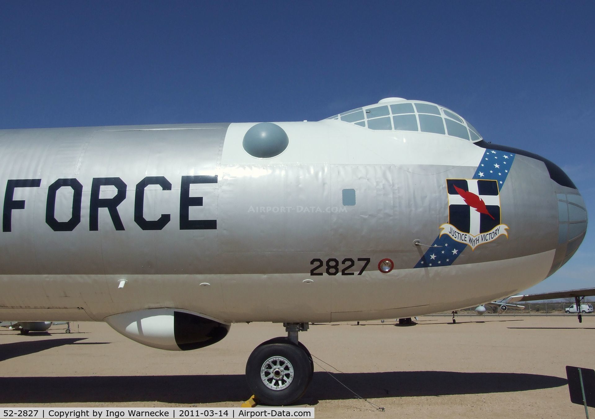 52-2827, 1952 Convair B-36J-10-CF Peacemaker C/N 383, Convair B-36J Peacemaker at the Pima Air & Space Museum, Tucson AZ
