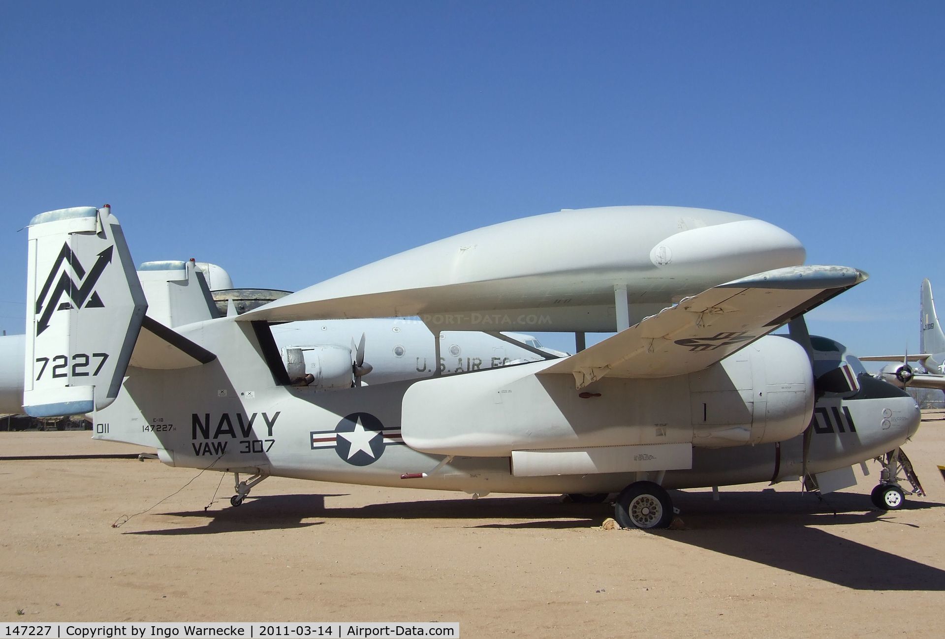 147227, Grumman E-1B Tracer (G-117) C/N 26, Grumman E-1B Tracer at the Pima Air & Space Museum, Tucson AZ