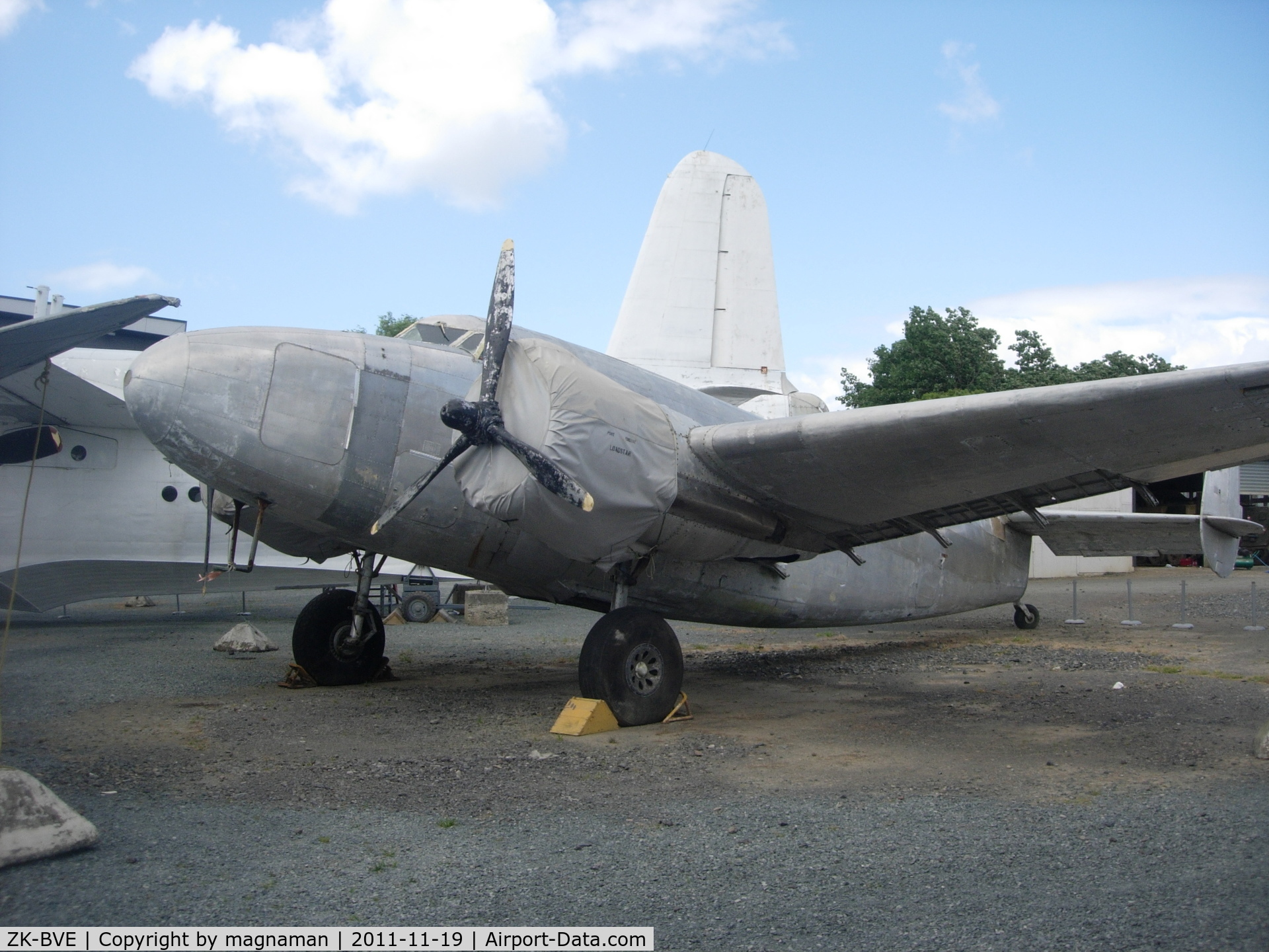 ZK-BVE, Lockheed 18-56 Lodestar C/N 2020, Awaiting new paint at MOTAT