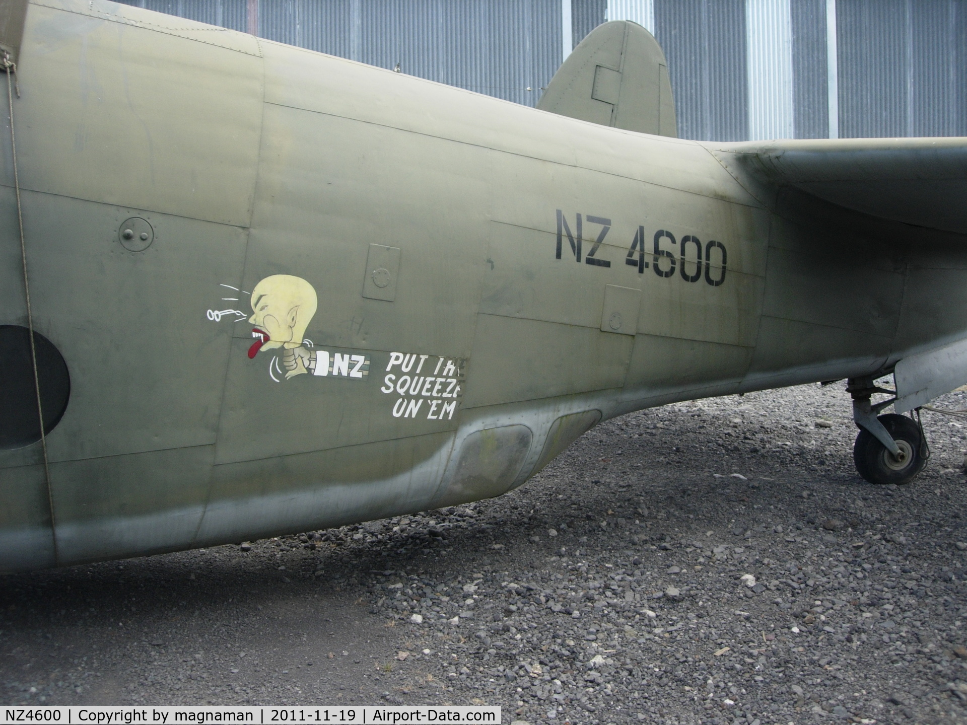 NZ4600, 1942 Lockheed RB-34 Lexington C/N 4773, Nice bit of body paint.

Outside at MOTAT
