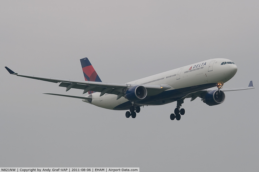 N821NW, 2007 Airbus A330-323 C/N 0865, Delta Airlines A330-300