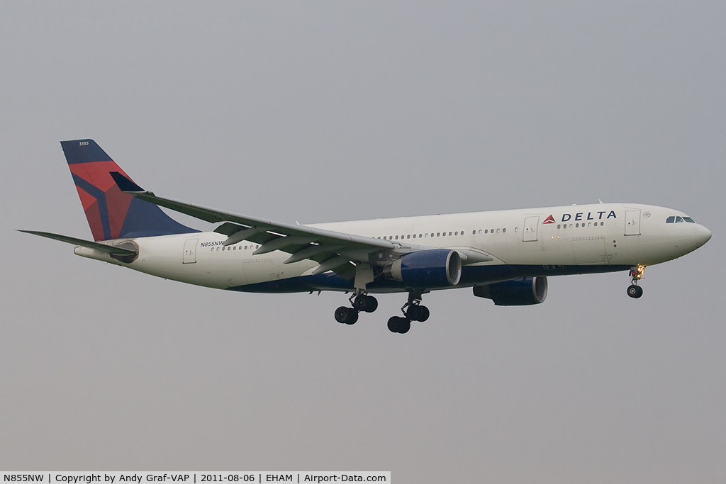 N855NW, 2004 Airbus A330-223 C/N 0621, Delta Airlines A330-200