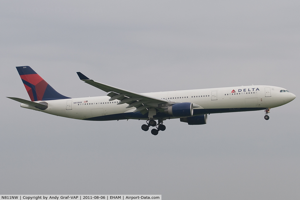 N811NW, 2005 Airbus A330-323 C/N 0690, Delta Airlines A330-300