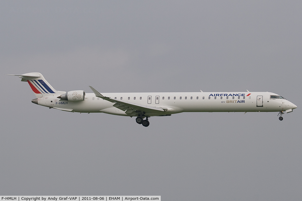 F-HMLH, 2011 Bombardier CRJ-1000EL NG (CL-600-2E25) C/N 19013, Air France CRJ1000