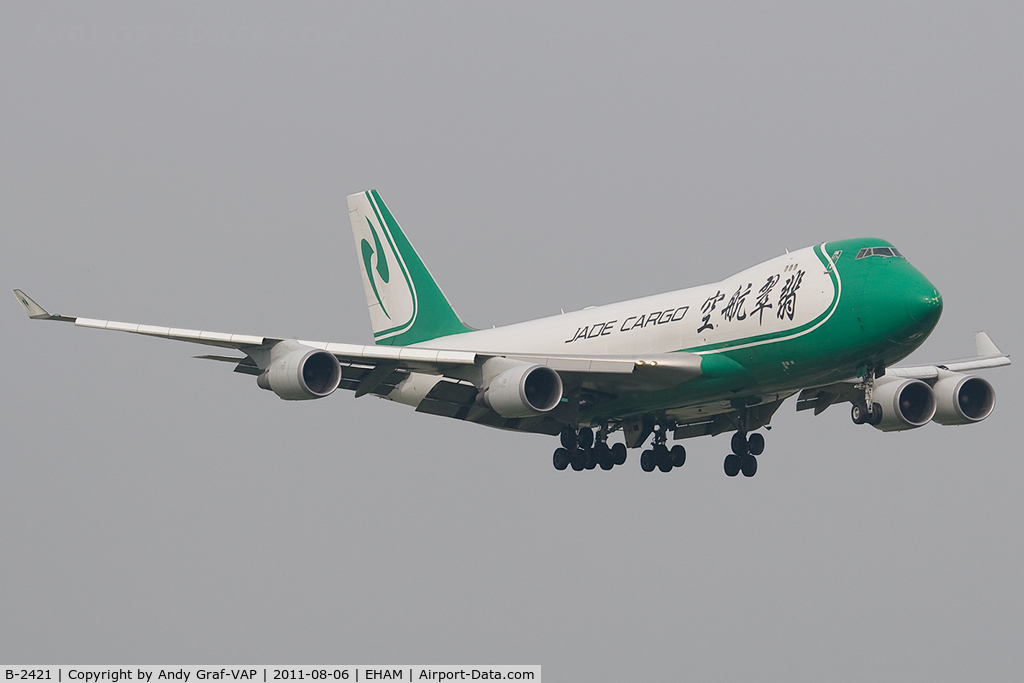 B-2421, 2007 Boeing 747-4EVF/ER/SCD C/N 35169, Jade Cargo 747-400