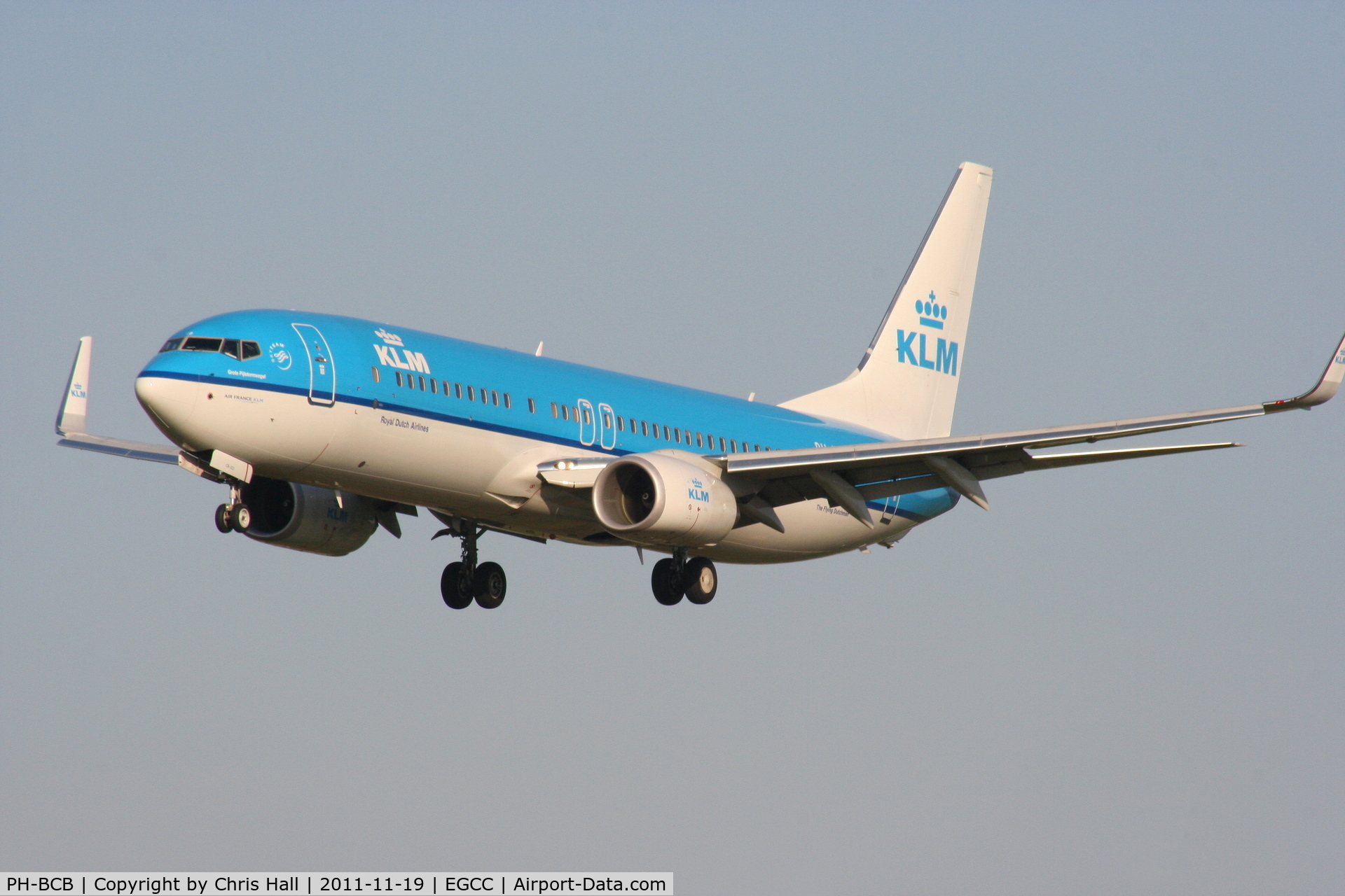 PH-BCB, 2011 Boeing 737-8K2 C/N 39443, KLM Royal Dutch Airlines