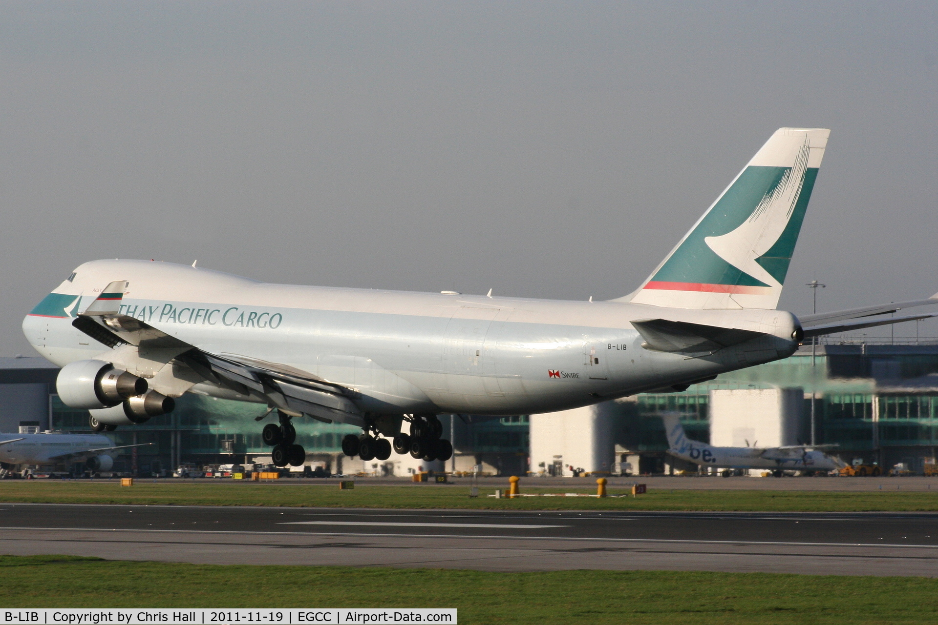 B-LIB, 2008 Boeing 747-467ERF C/N 36867, Cathay Pacific