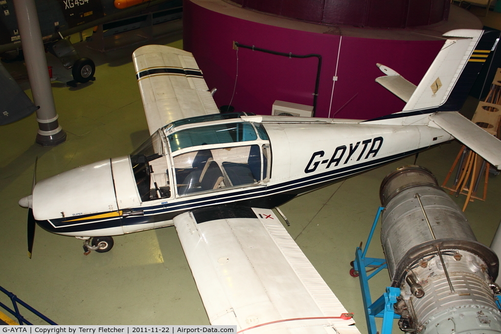 G-AYTA, 1971 Socata MS-880B Rallye Club C/N 1789, At the Museum of Science and Industry in Manchester UK  - Air and Space Hall