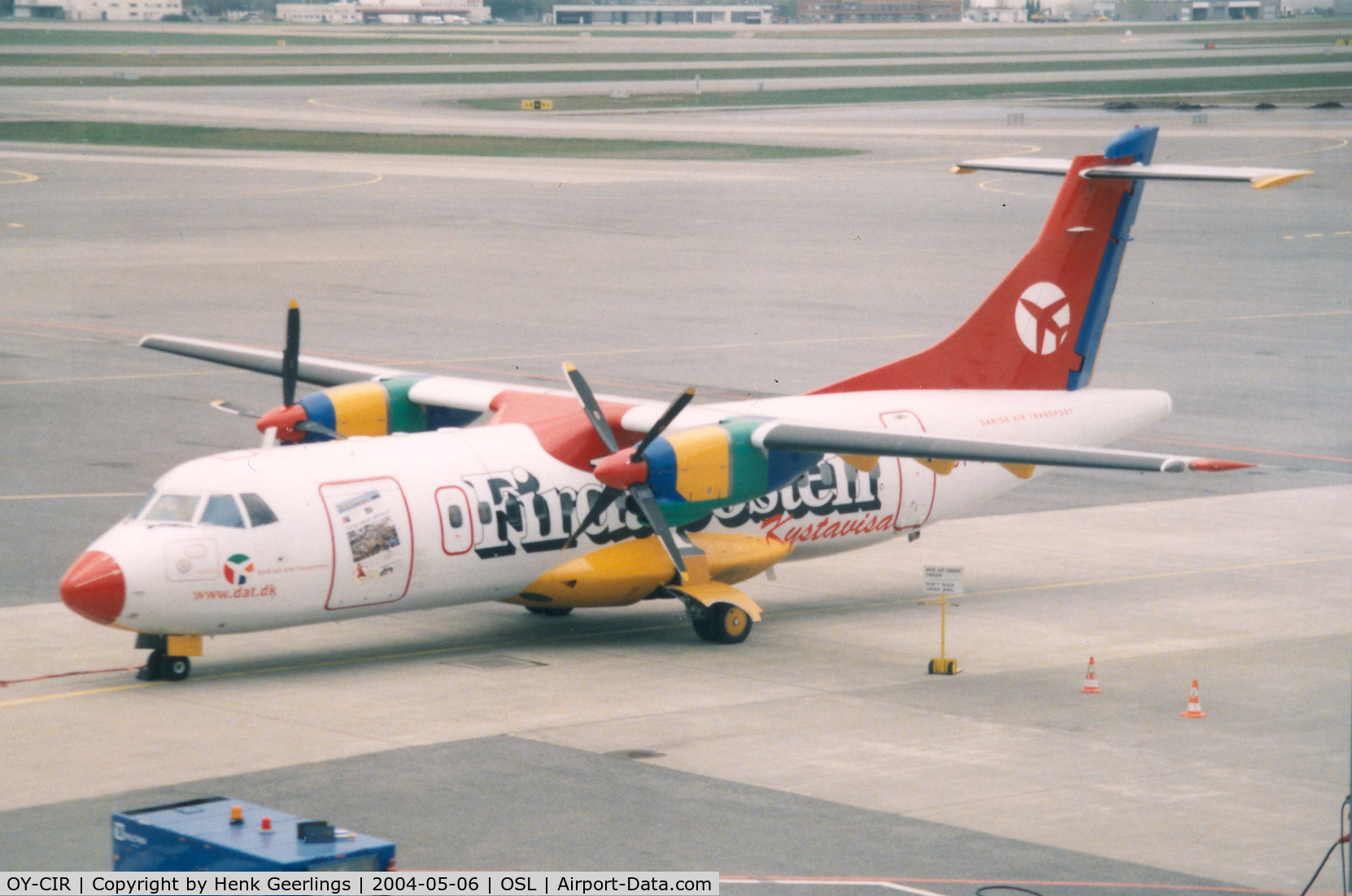 OY-CIR, 1988 ATR 42-312 C/N 107, DAT , Danish Air Transport