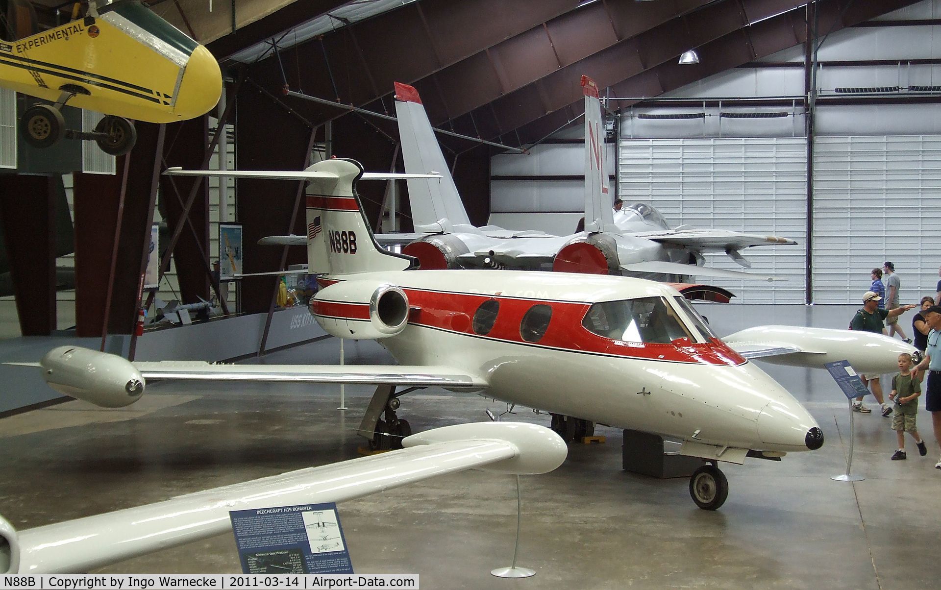 N88B, 1965 Learjet 23 C/N 23-015, Learjet 23 at the Pima Air & Space Museum, Tucson AZ