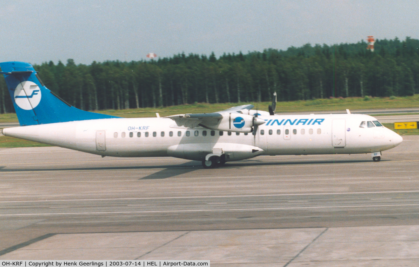 OH-KRF, 1992 ATR 72-201 C/N 324, Finnair