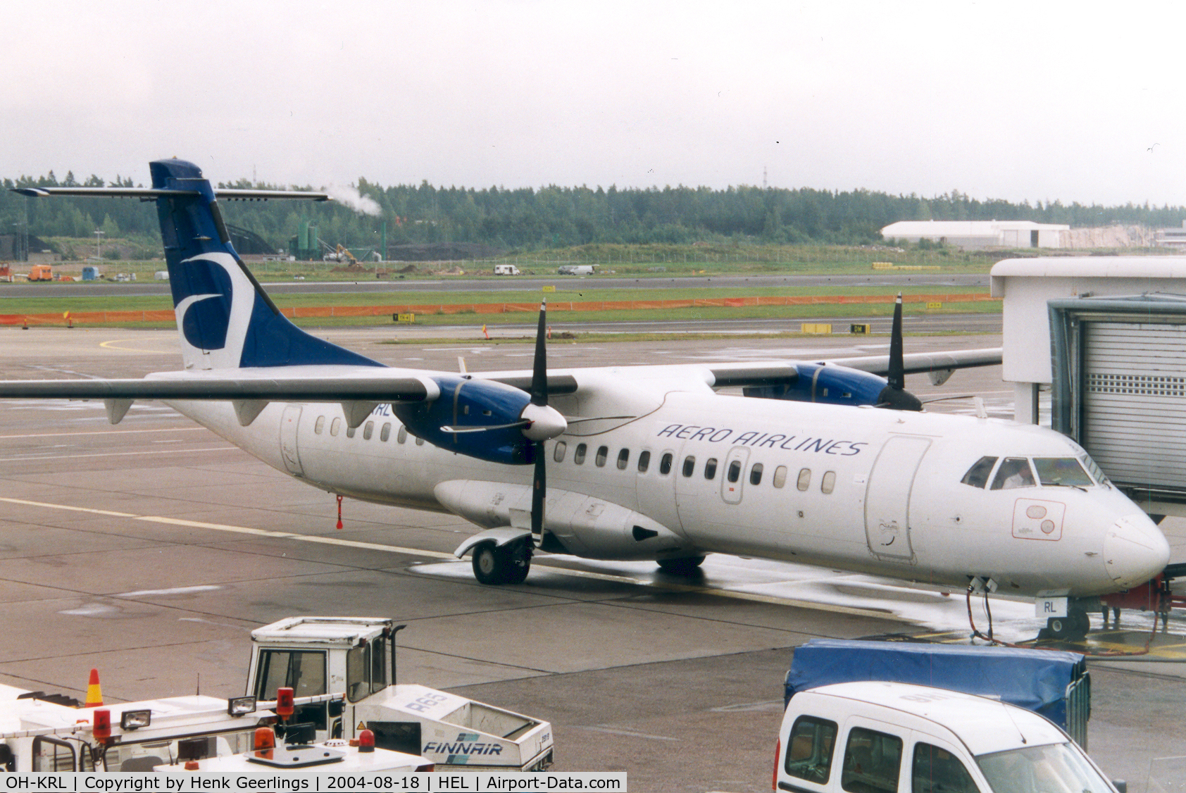 OH-KRL, 1992 ATR 72-201 C/N 332, Aero Airlines, ready for the flight to Tampere.