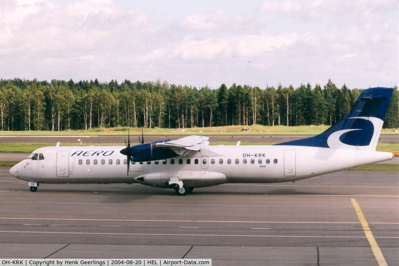 OH-KRK, 1991 ATR 72-201 C/N 251, AERO