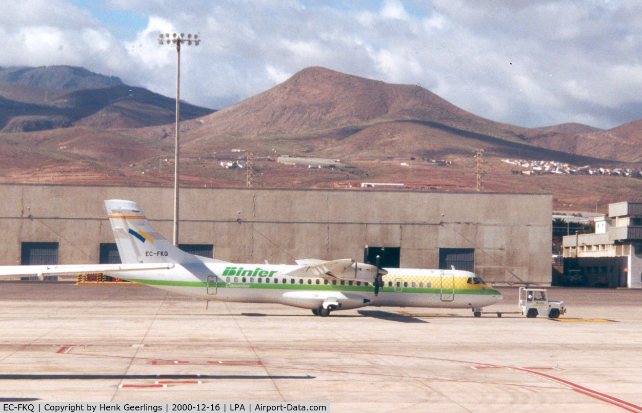 EC-FKQ, 1991 ATR 72-201 C/N 276, Binter