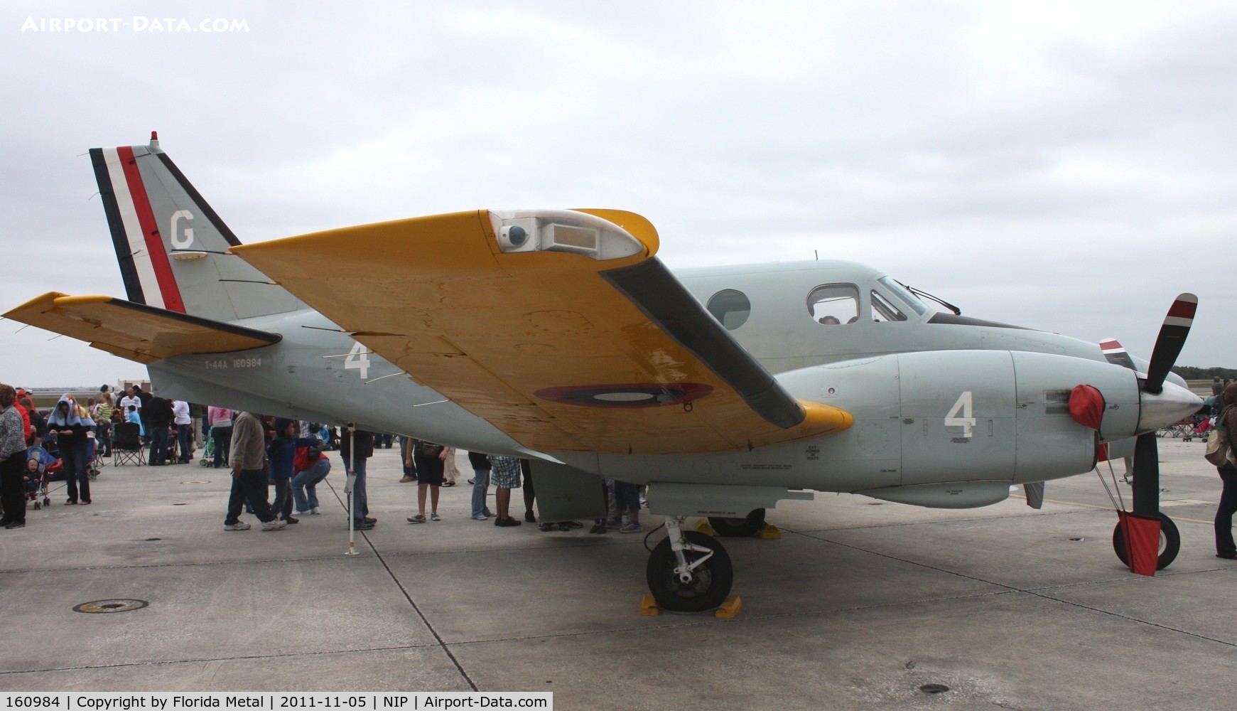 160984, Beechcraft T-44A Pegasus C/N LL-36, T-44 in retro colors