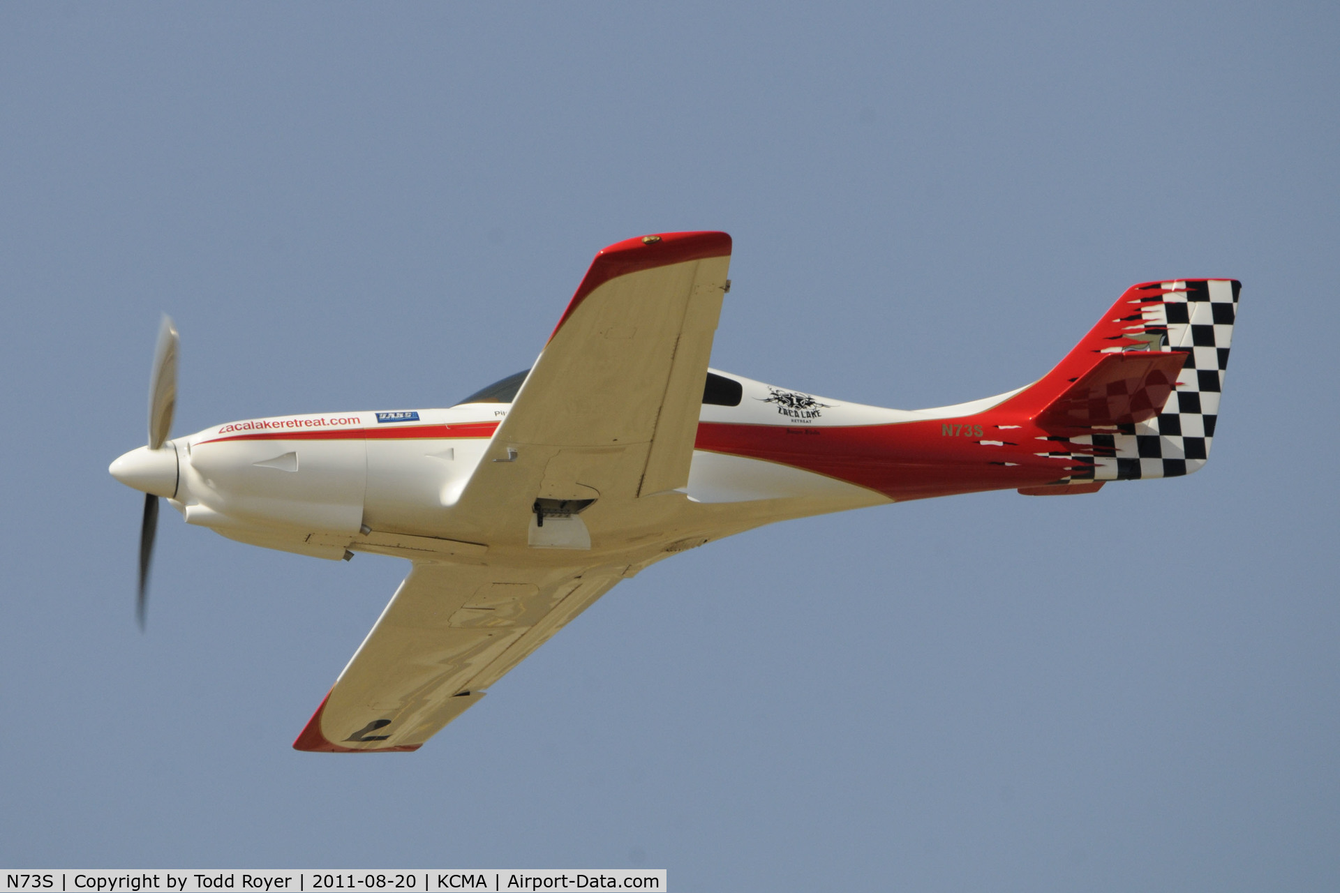 N73S, 2007 Lancair 320 C/N CS001, Camarillo Airshow 2011