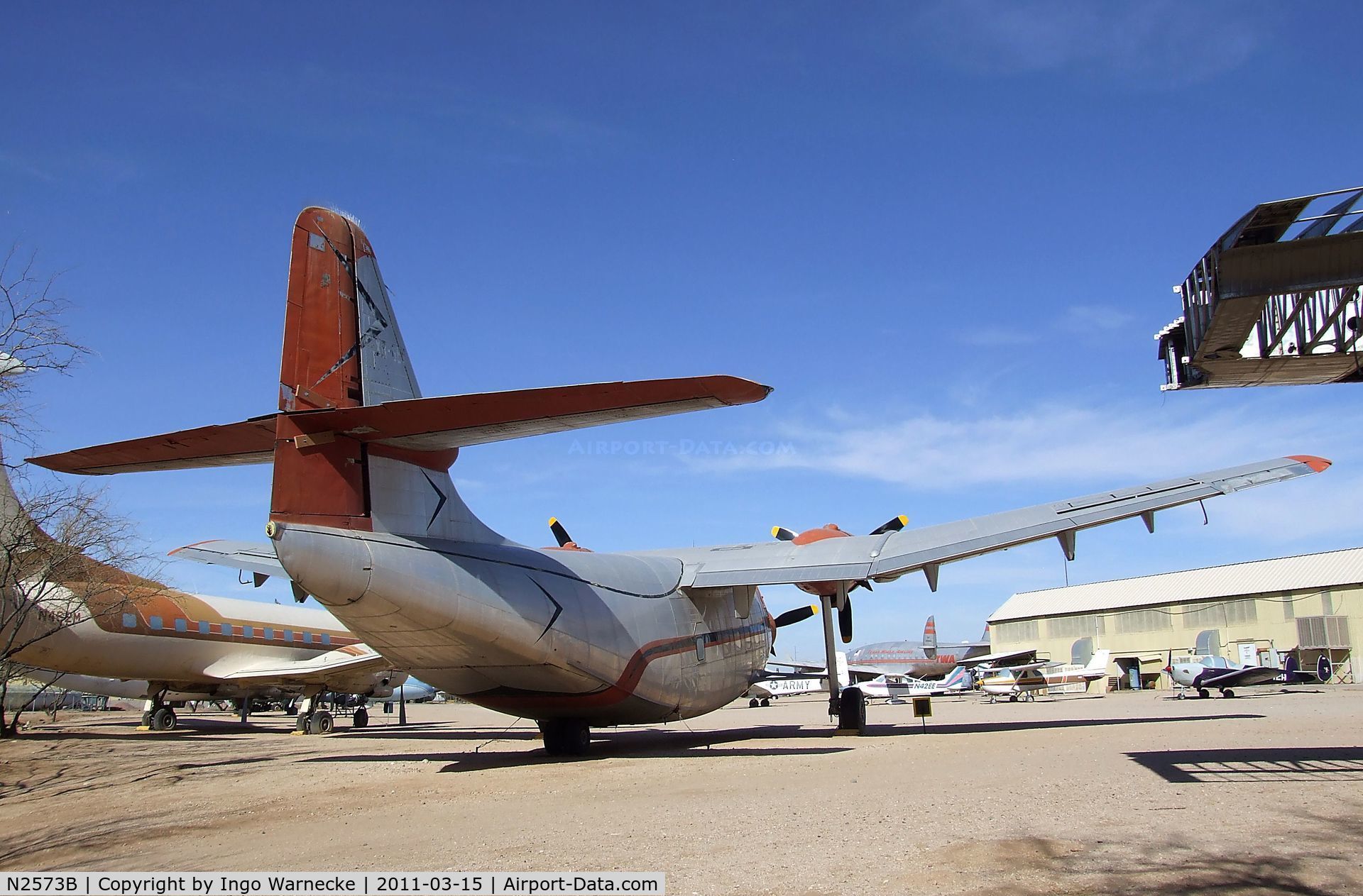 N2573B, 1948 Northrop YC-125A Raider C/N 48636 (2520), Northrop YC-125A Raider at the Pima Air & Space Museum, Tucson AZ