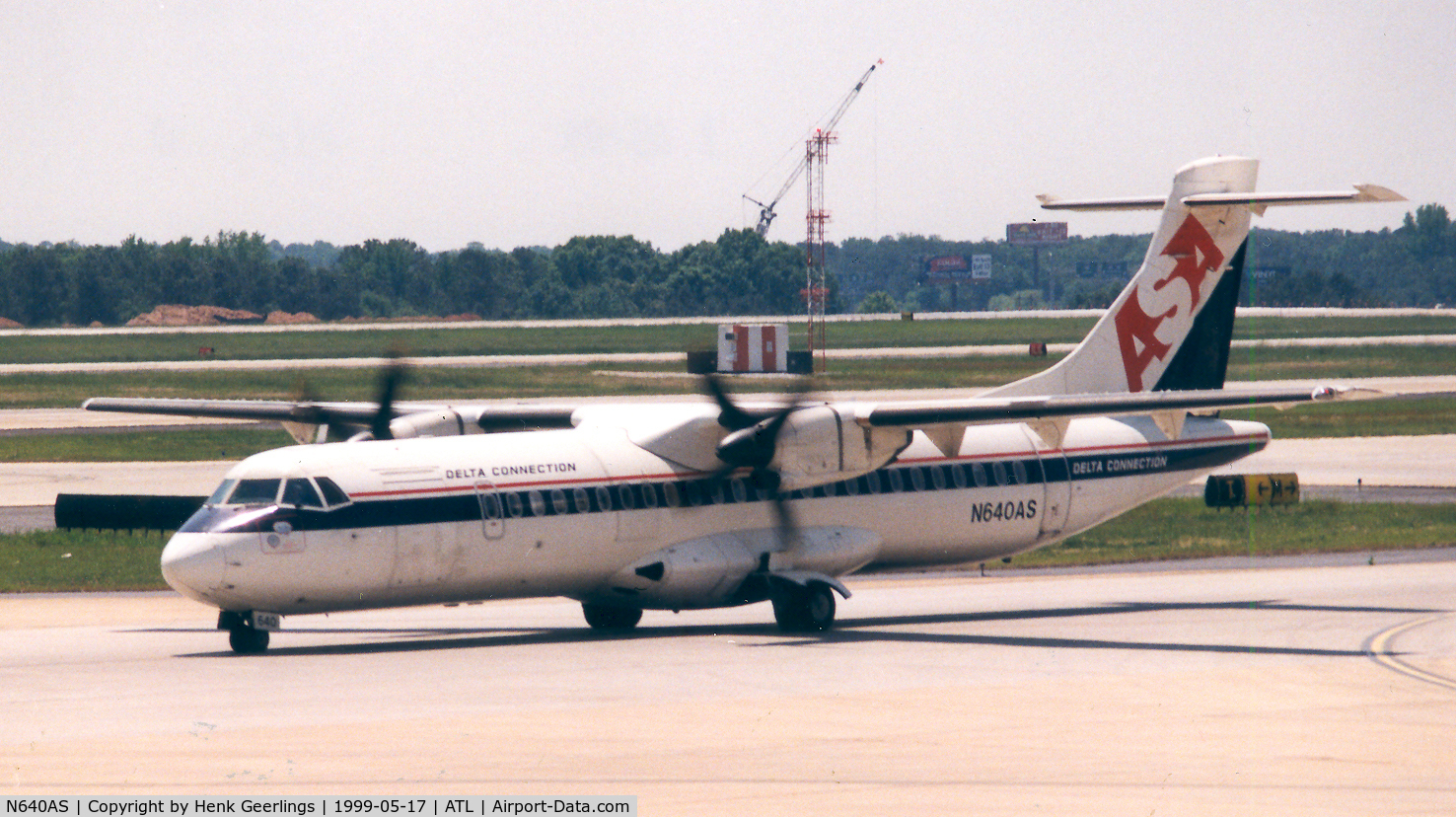N640AS, 1994 ATR 72-212 C/N 405, ASA Delta Connection
