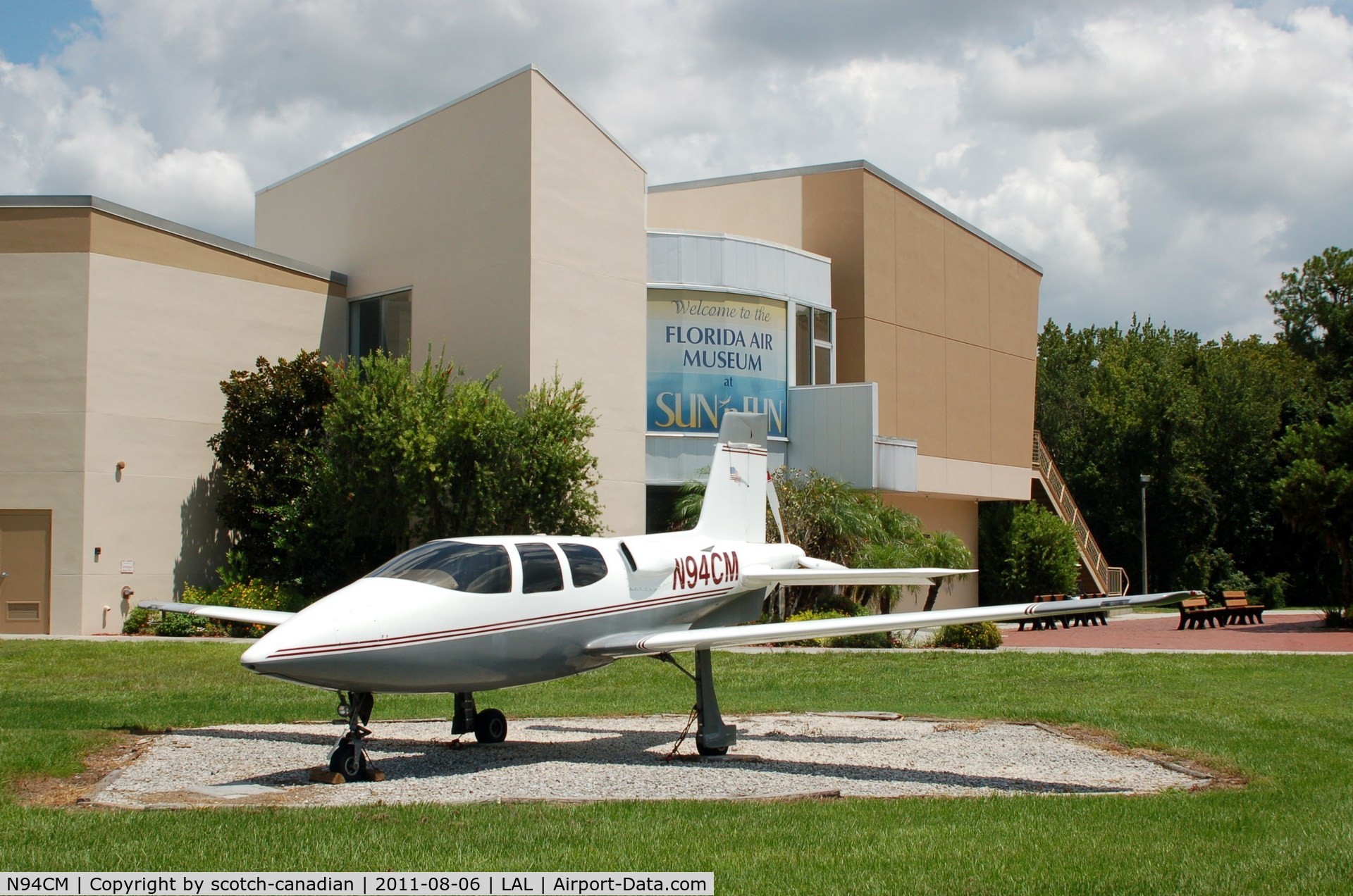 N94CM, 1993 Cirrus VK-30 C/N 9105, 1993 Mehling Mary / Mehling Cy Cirrus N94CM on display at the Florida Air Museum, Lakeland Linder Regional Airport, Lakeland, FL