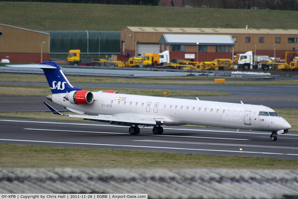 OY-KFB, 2008 Bombardier CRJ-900 (CL-600-2D24) C/N 15211, SAS Scandinavian Airlines