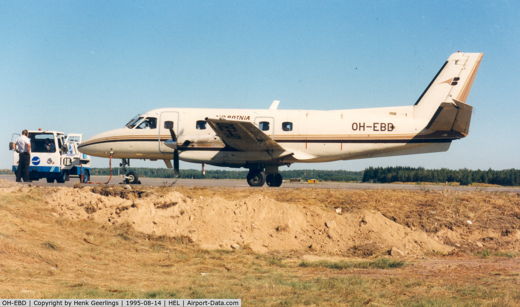 OH-EBD, 1983 Embraer EMB-110P1A Bandeirante C/N 110439, Air Botnia