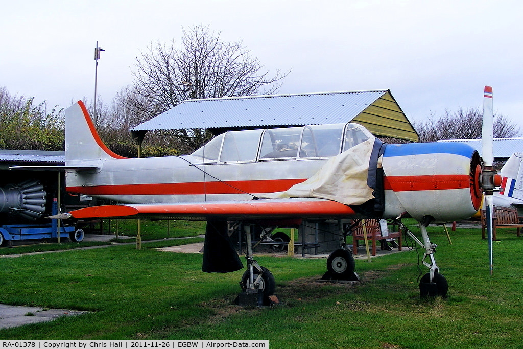 RA-01378, Yakovlev Yak-52 C/N 83 30 04, at the Wellesbourne Wartime Museum