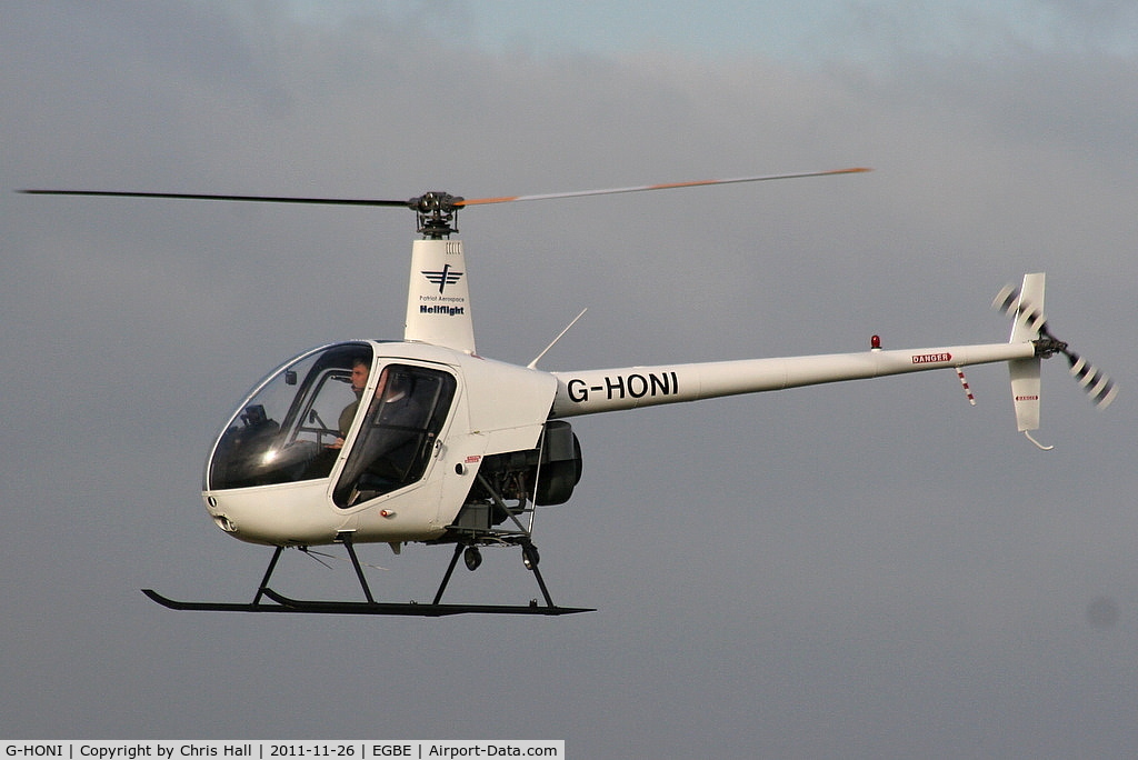 G-HONI, 1988 Robinson R22 Beta C/N 0871, Patriot Aviation Ltd
