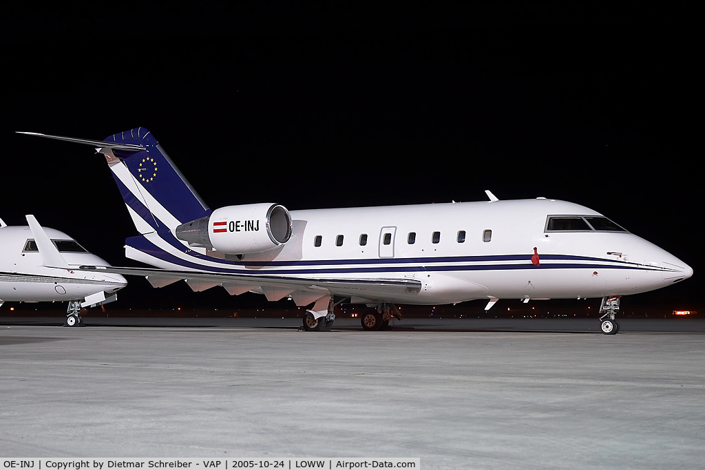 OE-INJ, 1999 Bombardier Challenger 604 (CL-600-2B16) C/N 5435, Amira Air CL600