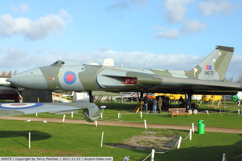 XM575, 1959 Avro Vulcan B.2A C/N Set 56, Exhibited at the Aeropark Museum at East Midlands Airport