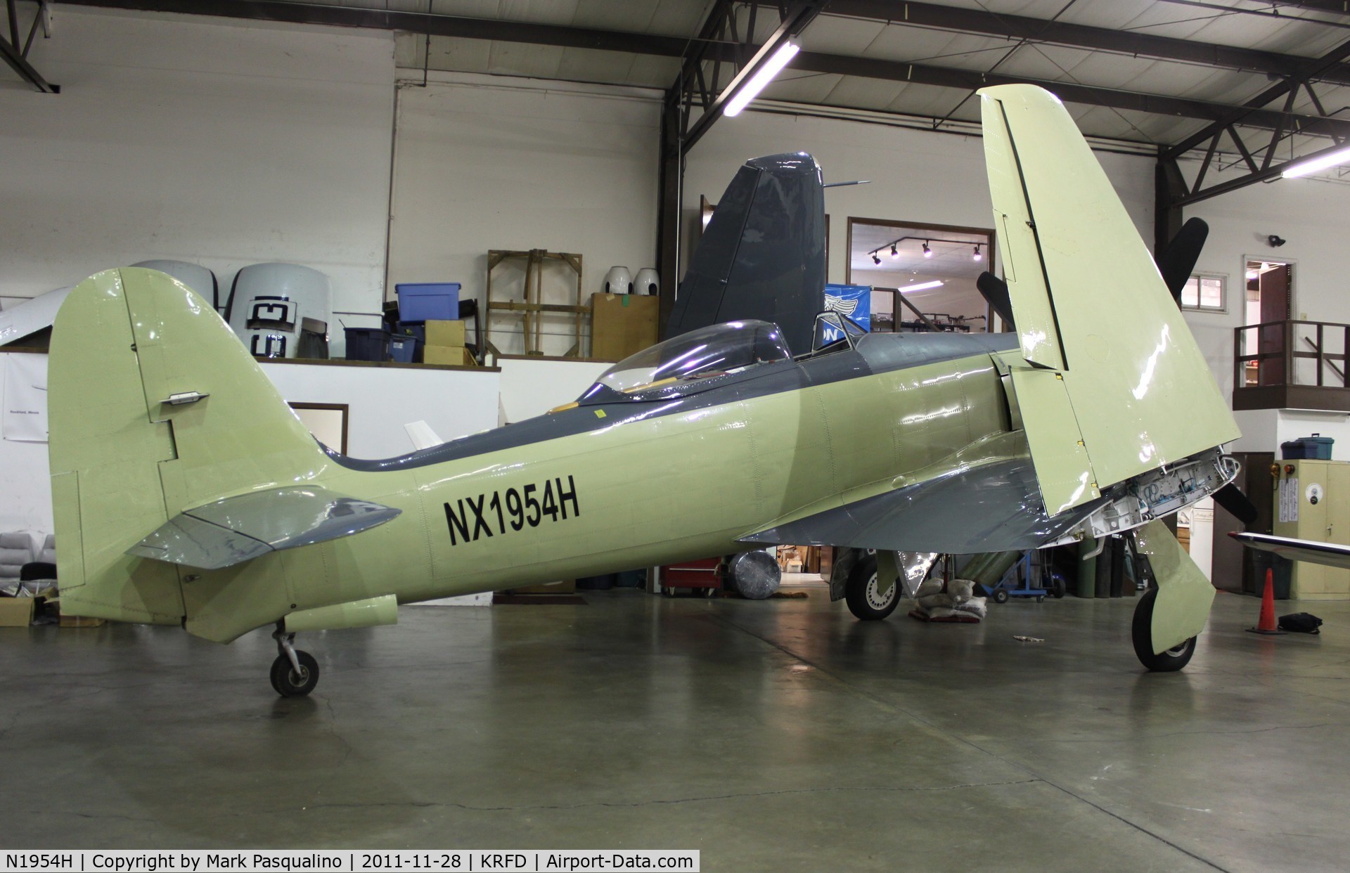 N1954H, 1954 Hawker Fury FB.10 C/N 41H/623282, Hawker MK 20