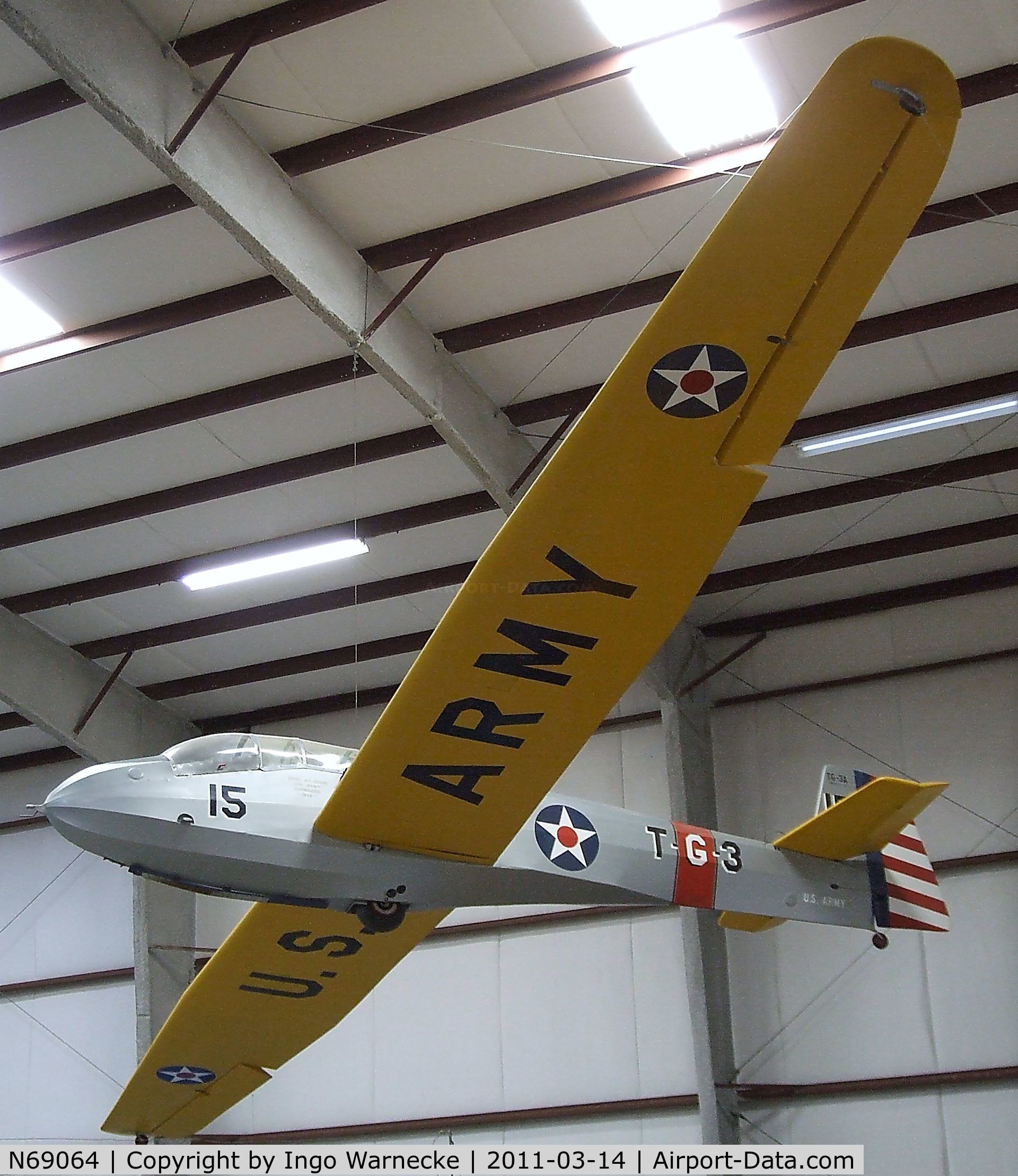 N69064, Schweizer TG-3A C/N 15, Schweizer TG-3A at the Pima Air & Space Museum, Tucson AZ