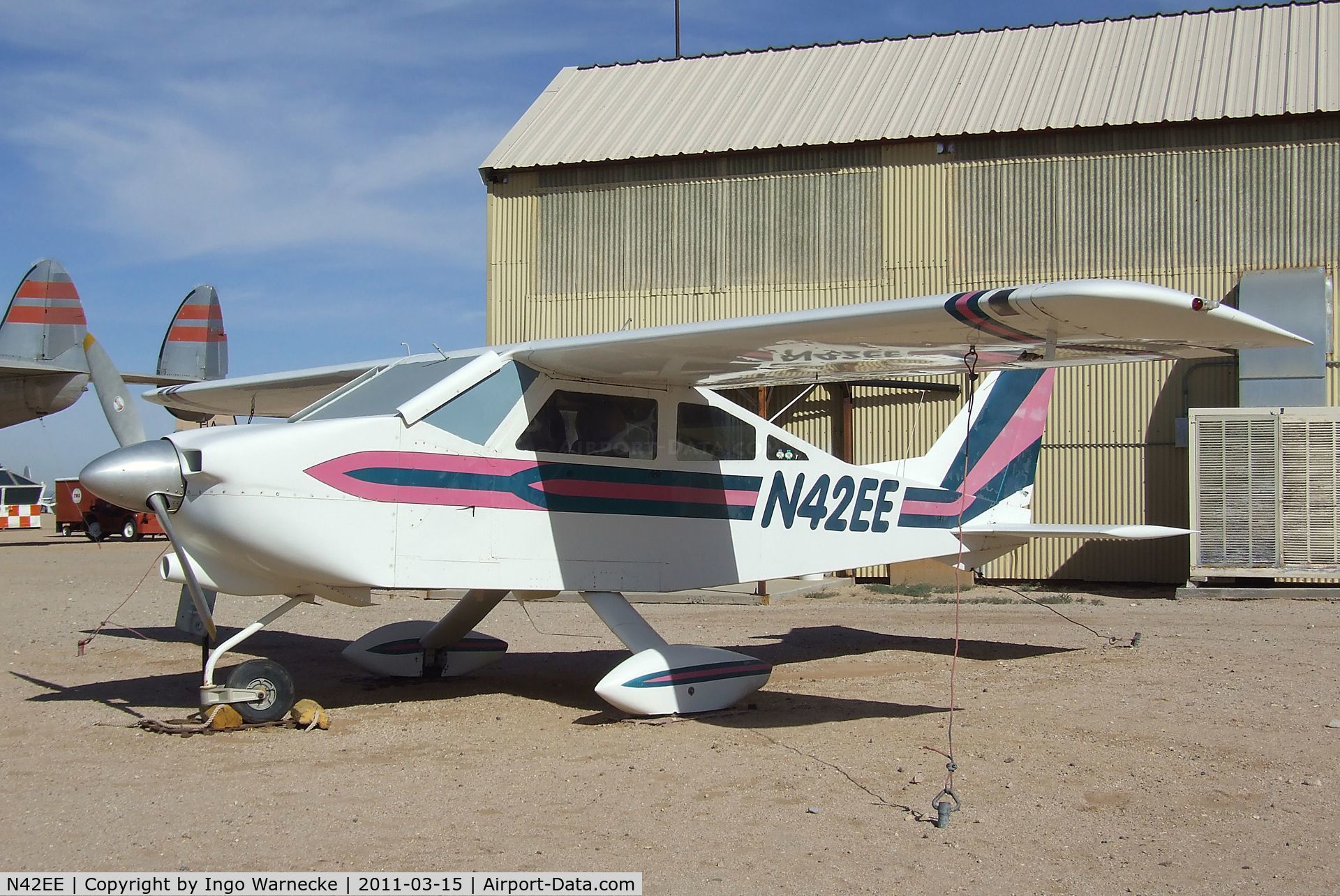 N42EE, Bede BD-4 C/N 382, Bede (Hartman / Wright) BD-4 at the Pima Air & Space Museum, Tucson AZ