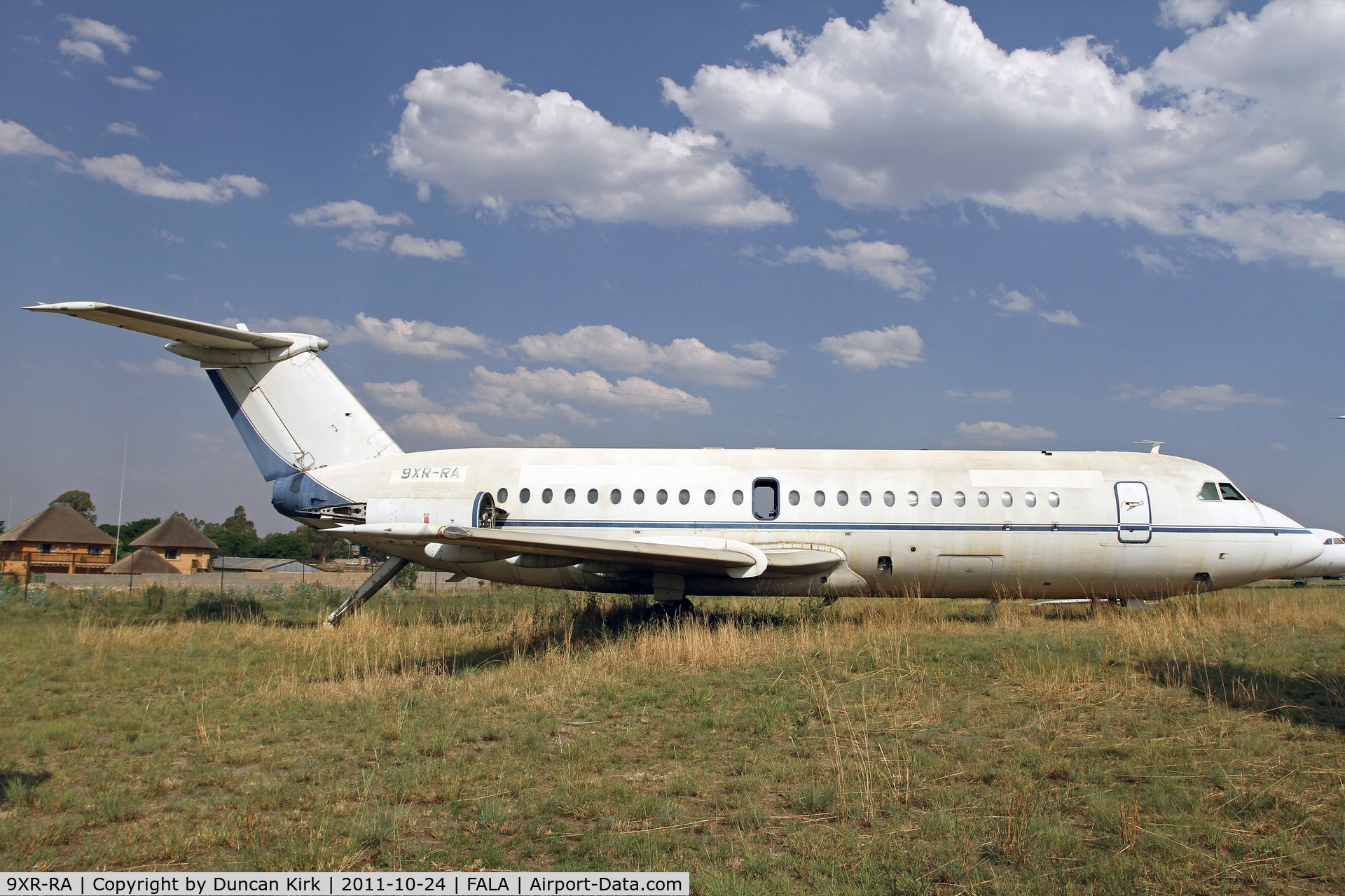 9XR-RA, 1964 BAC 111-201AC One-Eleven C/N BAC.011, A sight for sore eyes on the dump at Lanseria