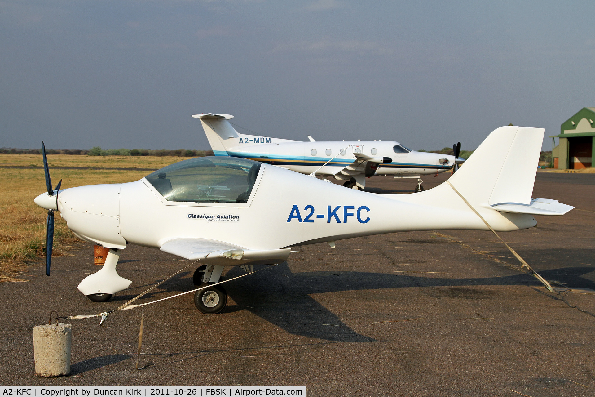 A2-KFC, Samba XL C/N SA-XL-39, Yes a kit plane in Botswana