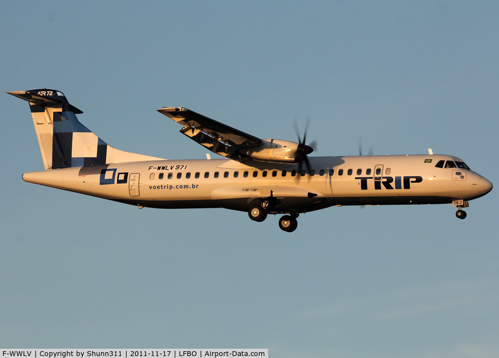 F-WWLV, 2011 ATR 72-600 C/N 971, C/n 971 - To be PR-TKJ