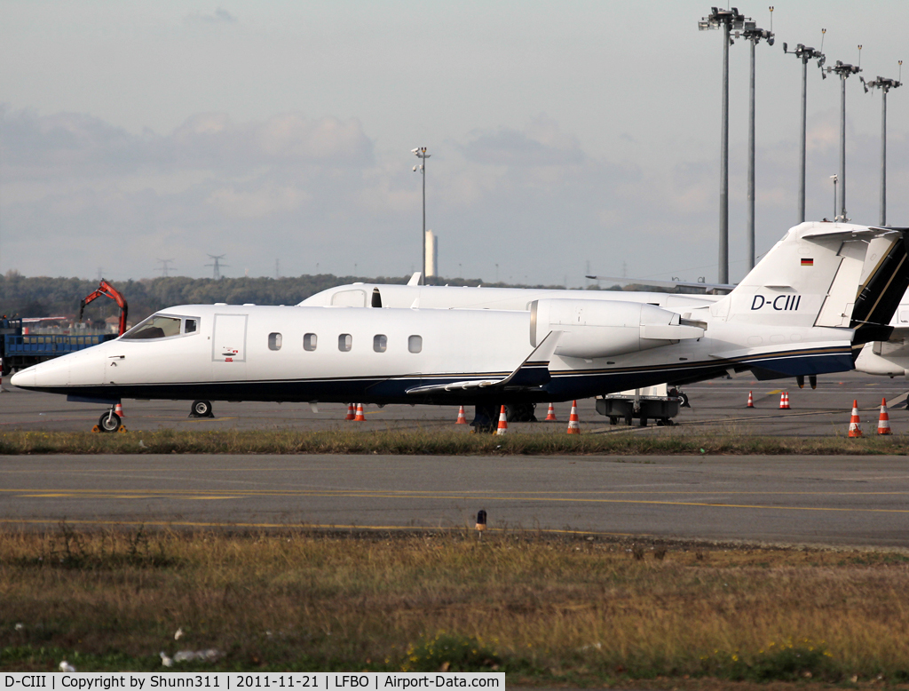 D-CIII, 2000 Learjet 60 C/N 60-179, Parked at the General Aviation area...