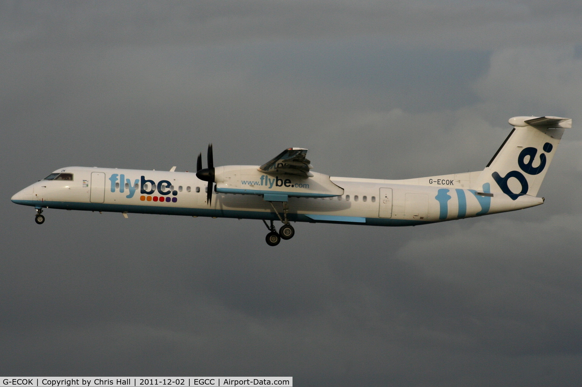 G-ECOK, 2008 Bombardier DHC-8-402Q Dash 8 C/N 4230, flybe