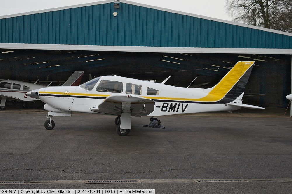 G-BMIV, 1977 Piper PA-28R-201T Cherokee Arrow III C/N 28R-7703154, Ex: N5816V>ZS-JZW>G-BMIV
