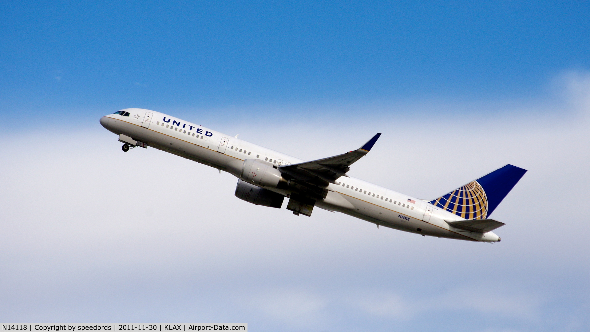 N14118, 1997 Boeing 757-224 C/N 27560, United Airlines with Continental lievery.