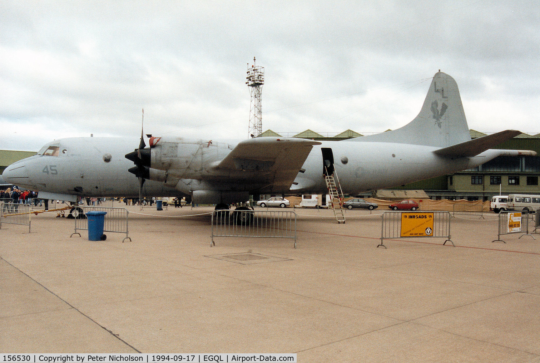 156530, Lockheed P-3C Orion C/N 285A-5524, P-3C Orion of Patrol Squadron VP-30 based at NAS Jacksonville on display at the 1994 RAF Leuchars Airshow.