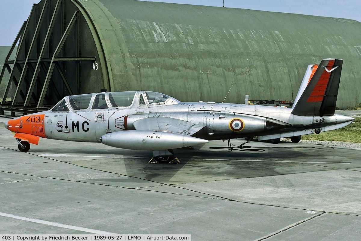 403, 1963 Fouga CM-170 Magister C/N 403, static display